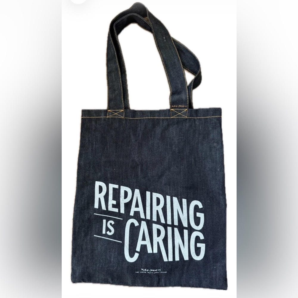 Nudie Jeans Dark Blue Denim Tote